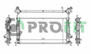 Радіатор охолодження Ford Focus 04-08 Profit