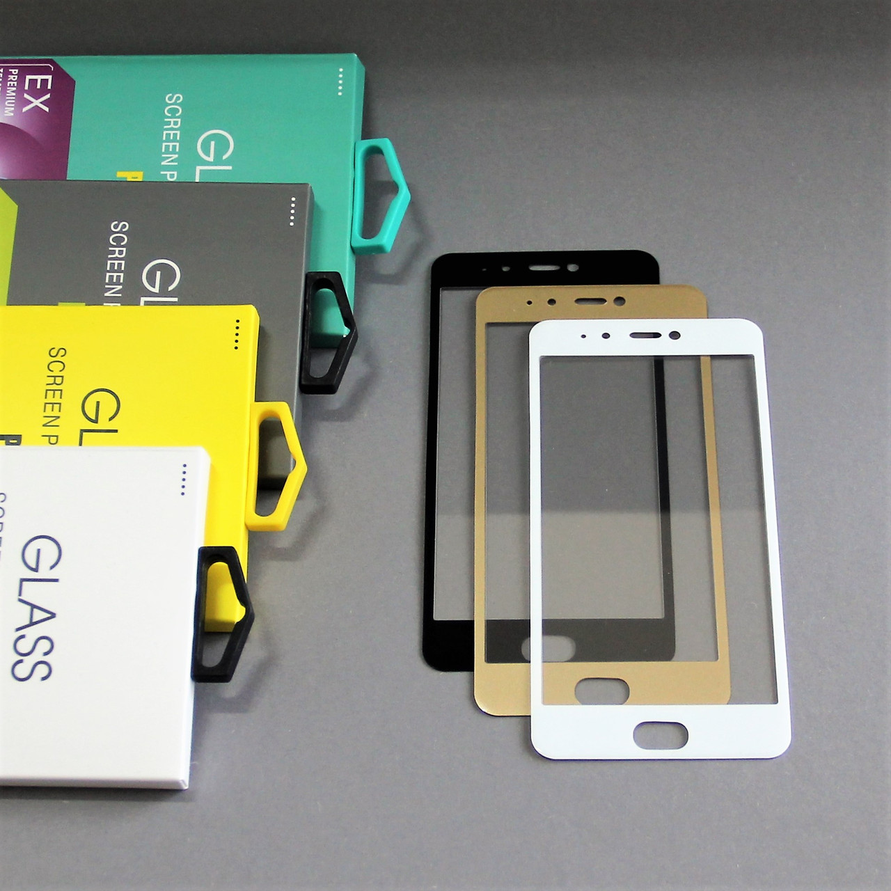 Захисне скло 3D для Xiaomi Mi 5s Золоте М'яке