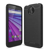 Чохол силіконовий TPU на Moto C Чорний