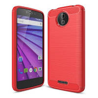 Чохол силіконовий TPU на Moto C Червоний