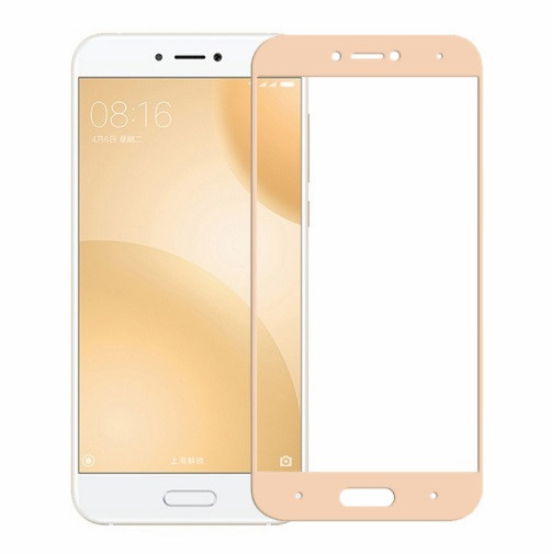 Захисне скло Full Cover для Xiaomi Mi 5c Золоте