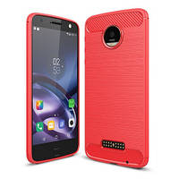 Чохол силіконовий TPU на Moto Z Червоний