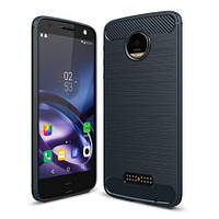Чохол силіконовий TPU на Moto Z Синий