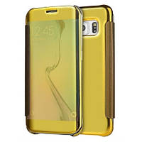 Чохол-книжка Mirror для Samsung A7 A710 (2016) Золотий