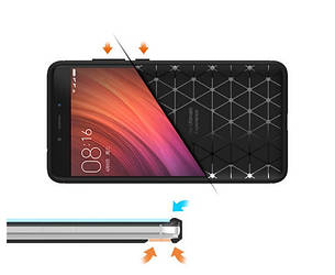 Чохол силіконовий TPU на Xiaomi Redmi Note 5A Pro / Redmi Note 5A Prime Черный, фото 3