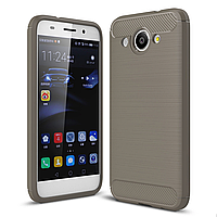 Чохол силіконовий TPU на Huawei Y3 2017 Сірий