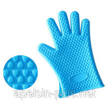 Купить Кухонная силиконовая перчатка для горячего на 5 пальцев 1 штука ...