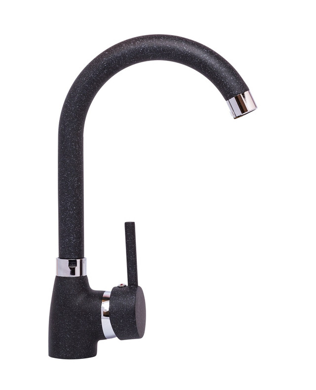 змішувач для кухні чорний граніт україна