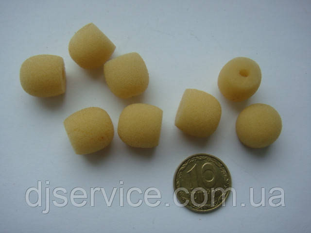 Попфильтр (вітрозахист) для петлички, гарнітури, кліпу пластина мікрофону, фото 1