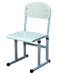 Стілець учнівський полозковий із регулюванням висоти