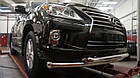 Кенгурник подвійний вус на Lexus LX 570 (c 2014--) Can Otomotiv d76/76 mm, фото 3