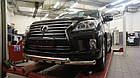 Кенгурник Shark на Lexus LX 570 (c 2014--) Can Otomotiv d76/76 mm, фото 4