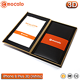 Захисне скло Mocolo iPhone 8 Plus (White) 3D, фото 5