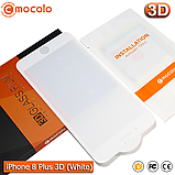 Захисне скло Mocolo iPhone 8 Plus (White) 3D, фото 4