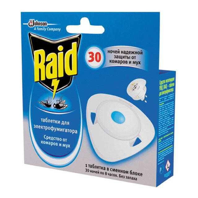 

Сменный блок Raid Рейд от мух и комаров диффузорного типа 30 ночей уценка