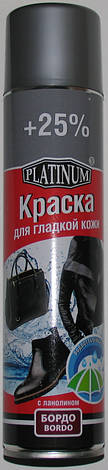 Фарба Бордова для гладкої шкіри Платинум Platinum 300 мл, фото 1