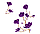 Інтер'єрна вінілова наклейка Квіти магнолії (самоклейна плівка наклейки на стіни) матова маленький набір, фото 6