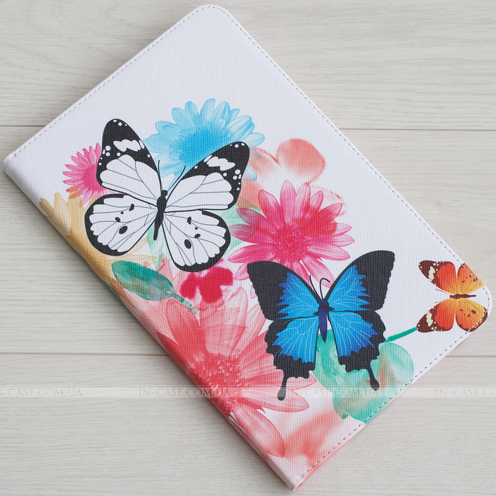 Чехол Classy Printed Stand для Samsung Galaxy Tab E 9.6 SM-T560, T561 Butterflies
