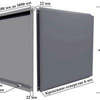 Кассеты фасадные скрытого монтажа (521 x 521 х 0.5) мм RAL 9006 Arvedi - фото 6 - id-p563900090