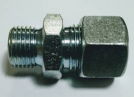 З'єднання металеве M16x1.5 під трубку 12 пряме