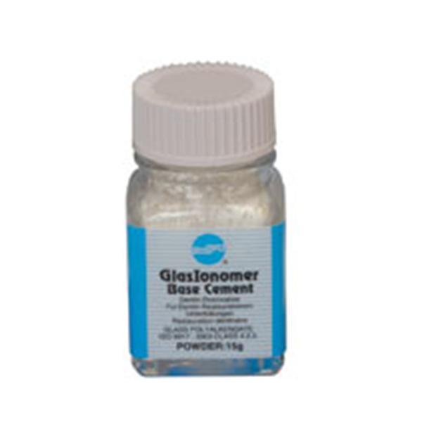 Glasionomer base cement powder