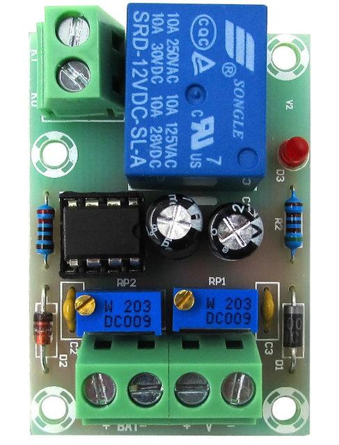 XH-M601 плата контролер заряду 12 В з реле