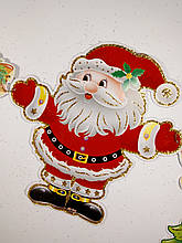 Розтяжка "З НОВИМ РОКОМ" з глитером і флоком. Довжина від 1,6 до 1,9 м. (SD22)