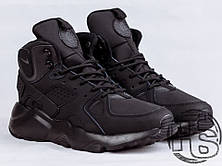 Чоловічі кросівки Nike Air Huarache Winter Black (термо), фото 4