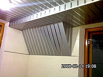 Коридоры и санузлы  ( алюминиевые реечные потолки ) 1