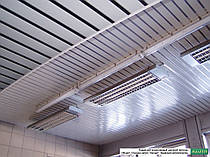 Коридоры и санузлы  ( алюминиевые реечные потолки ) 13