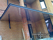 Козырки ( алюминиевые реечные потолки ) 2