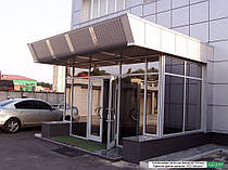 Козырки ( алюминиевые реечные потолки ) 3