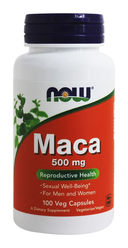 Маку перуанська (корінь) / NOW - Maca 500mg (100 caps)