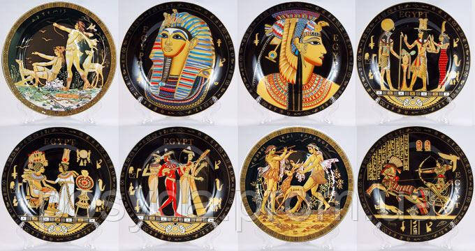 Тарілка декоративна з підставкою "Єгипет", 20см