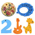 Дерев'яні підвіски