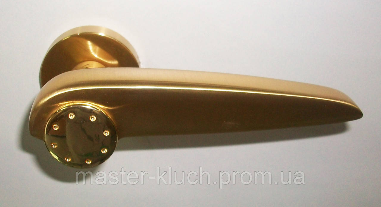 Ручка дверная Colombo Tank полированная латунь/матовое золото - фото 7 - id-p35861635
