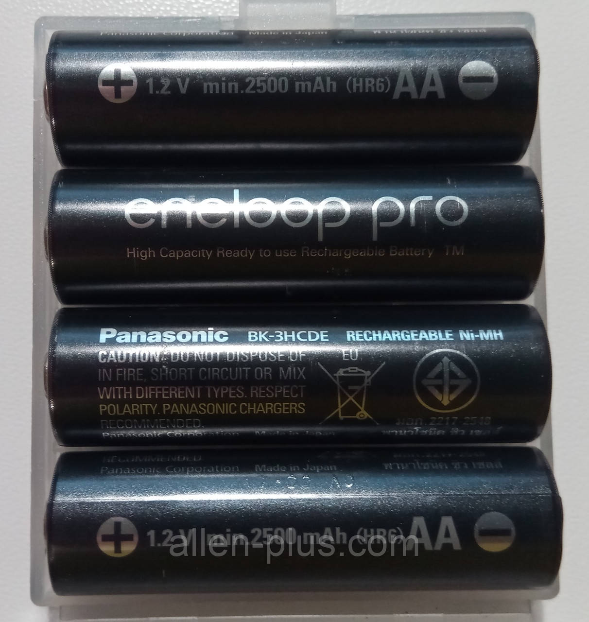 Аккумулятор Panasonic Eneloop Pro AA 1,2V (min 2500 mAh) BK-3HCDE Ni-MH Япония - фото 6 - id-p606535173