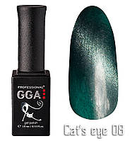 Гель-лак "Кошиче око", GGA, 10 мл, No 8