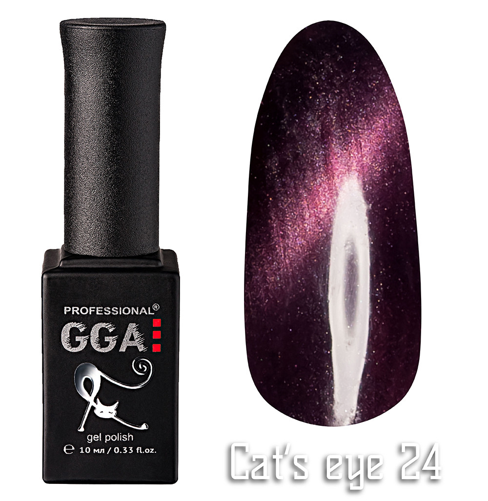Гель-лак "Кошиче око", GGA, 10 мл, No 24