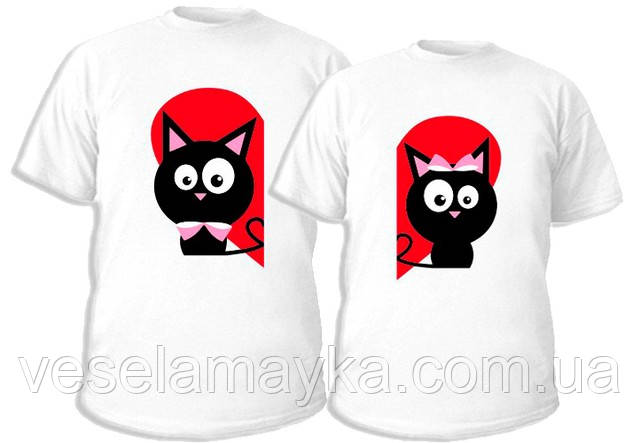 Футболка з Котиками. Подарок на праздник, фото 1
