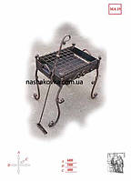 Мангал кований розбірної