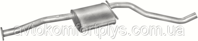 Резонатор лівий (вихлопна система) OPEL OMEGA A 2.6i (2594 см3) (88-94рр) (Опель Омега) універсал, фото 1