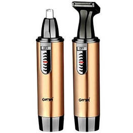 Тример 2 в 1 з акумулятором для носа і вух Gemei 3006