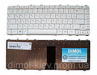Оригинальная клавиатура для ноутбука LENOVO IdeaPad B460, V460, Y450, Y460, Y550, Y560, rus, white