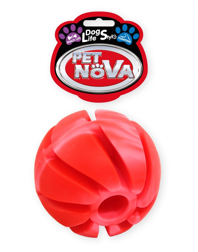 Іграшка для собак М'яч каучуковий SnackBall Vannila Pet Nova 7 см (XL)