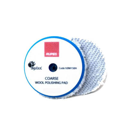 Полірувальний круг з вовни грубий - Rupes BigFoot coarse wool 130/145 мм. синій (9.BW150H), фото 3