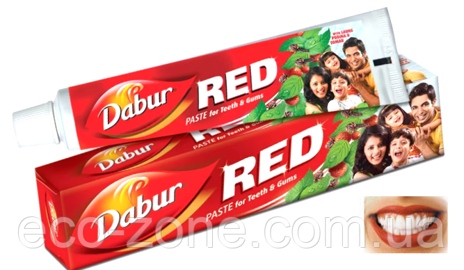 Зубная паста Дабур Рэд, 100г / Dabur Red Срок до 11/2025 - фото 3 - id-p555050991