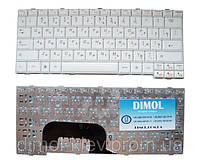 Оригинальная клавиатура для ноутбука Lenovo IdeaPad S12, K23, K26 White