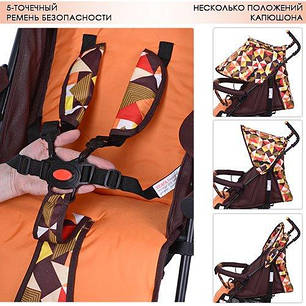 Дитяча коляска-тростина Bambi Жовтогаряча (M 3425-7), фото 2