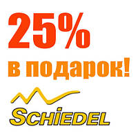 Акція 25% в подарунок на димарі Schiedel